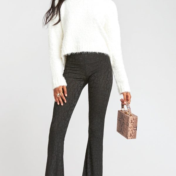 Cheetah Stretch Black