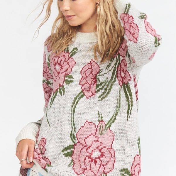 Autumn Floral Knit