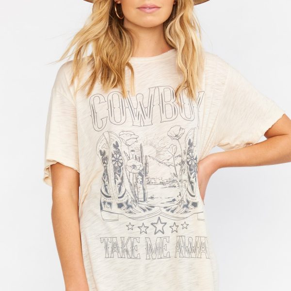 Tan Cowboy Take Me Away Graphic