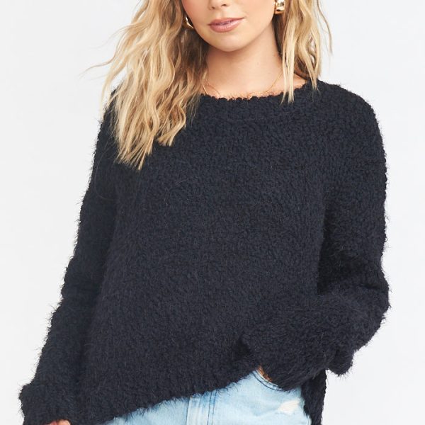 Knubby Knit Black