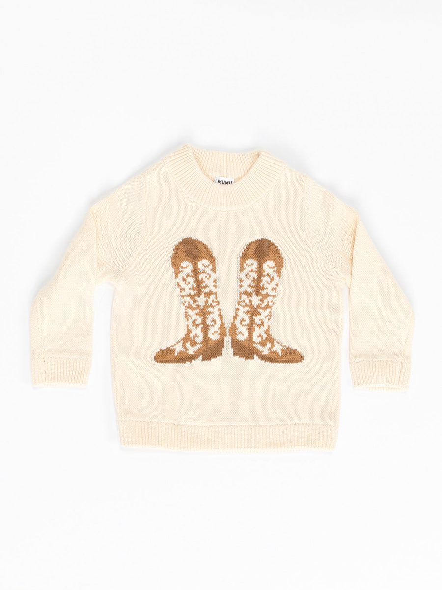 Little Stay Awhile Sweater ~ Cowboy Boot Knit