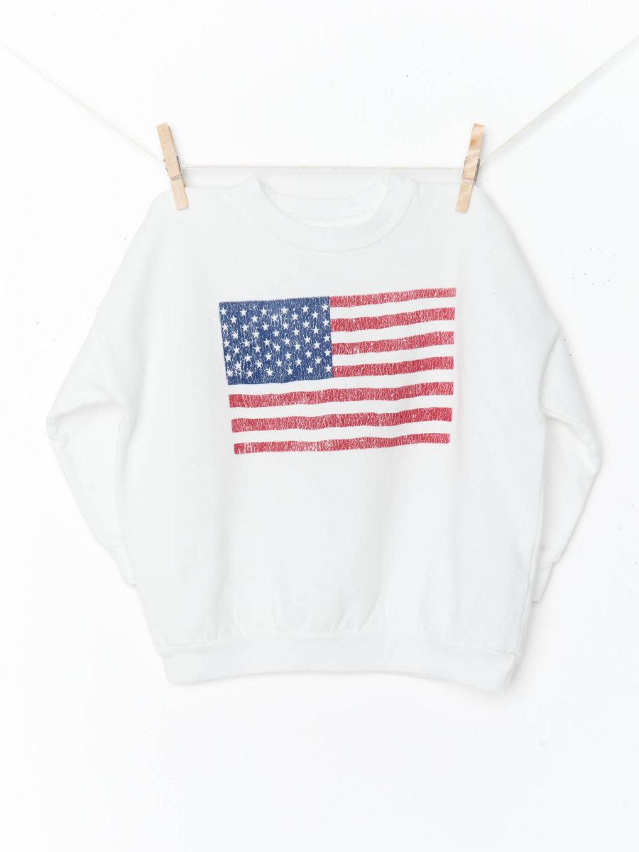 Davis Sweatshirt ~ American Flag