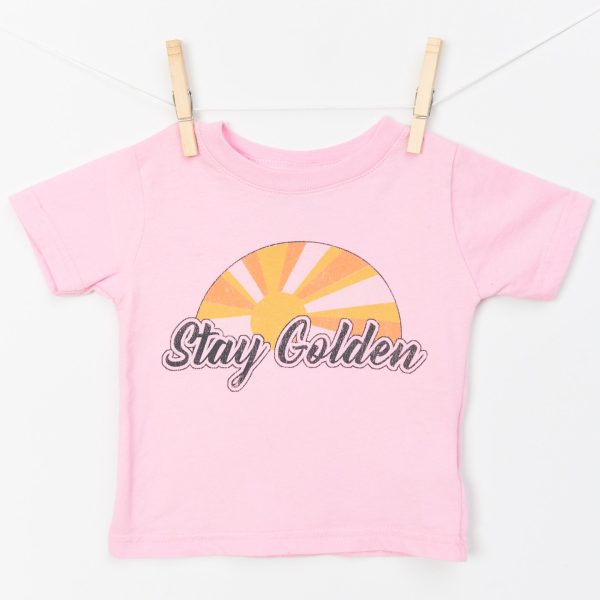 Stay Golden Pink Graphic
