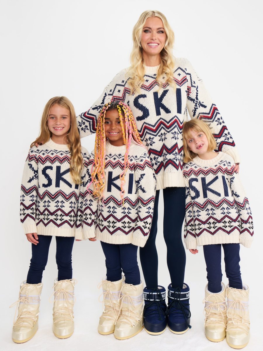 Mini Ski In Sweater ~ Cream Ski Knit
