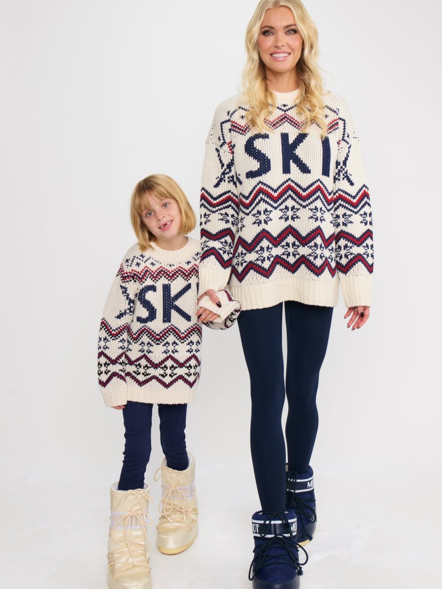 Mini Ski In Sweater ~ Cream Ski Knit