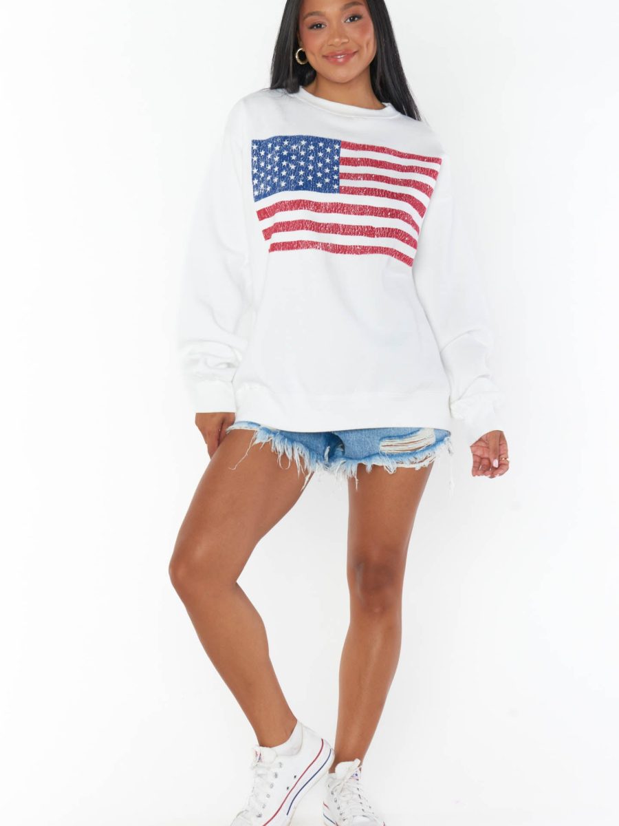 Stanley Sweatshirt ~ American Flag Graphic