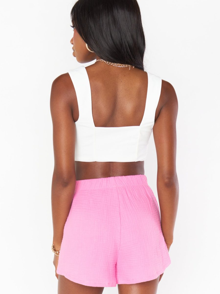 Hendrix Shorts ~ Bubblegum Gauze