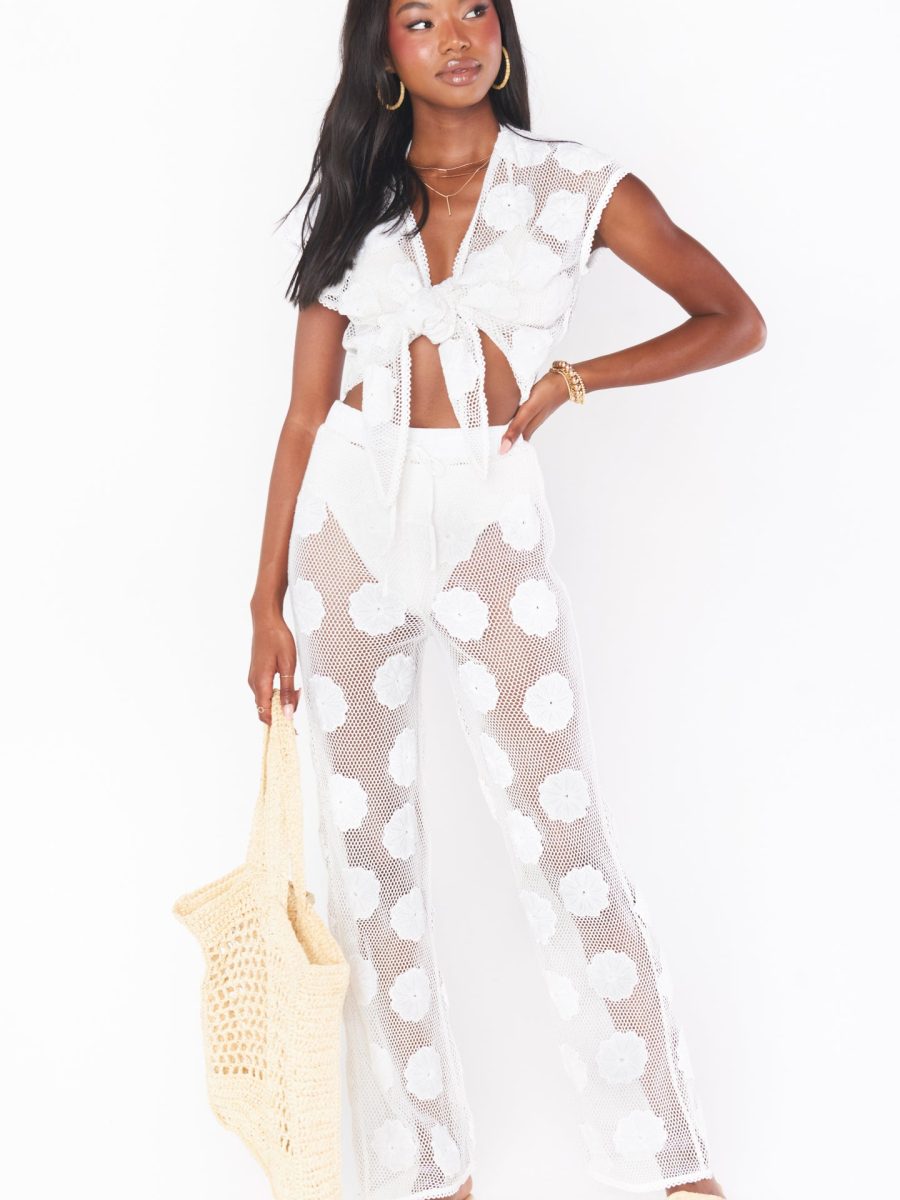 Washed Ashore Pants ~ Wildflower Mesh