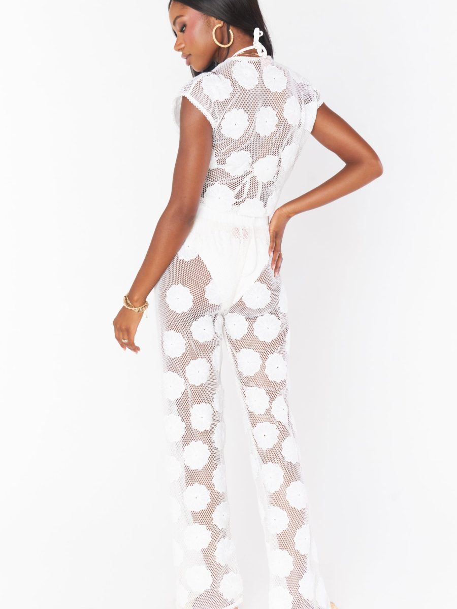 Washed Ashore Pants ~ Wildflower Mesh