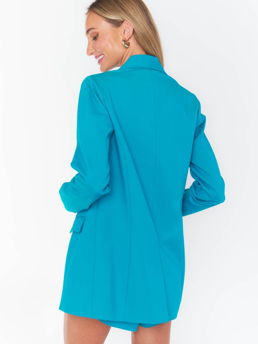 Ezra Blazer ~ Teal Suiting