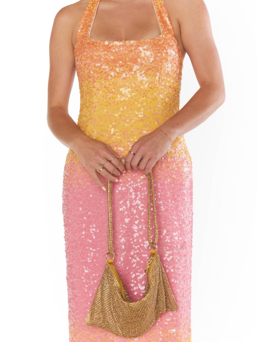 Samba Midi Dress ~ Sundown Ombre Sequins