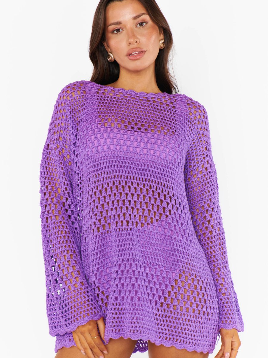 Paula Pullover ~ Ultra Violet Crochet