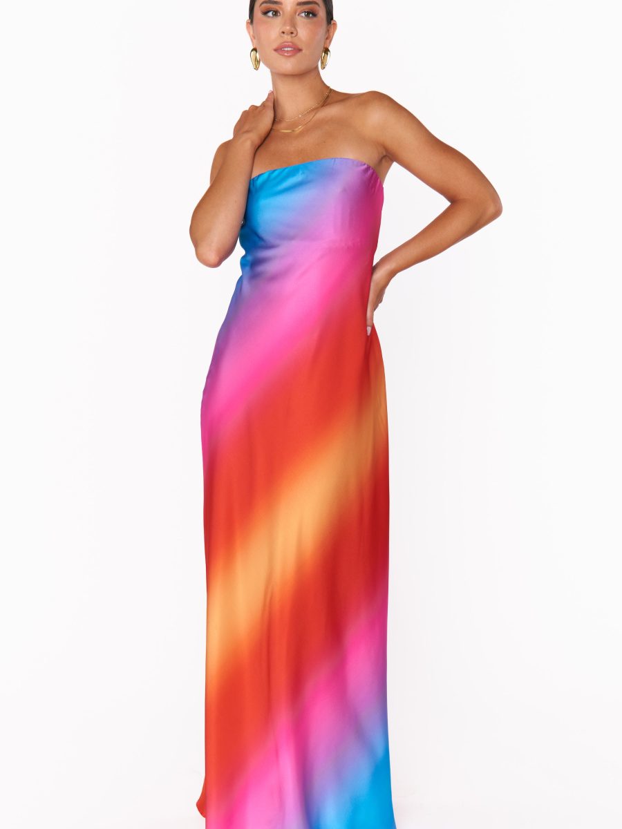 Taylor Tube Dress ~ Sunset Ombre