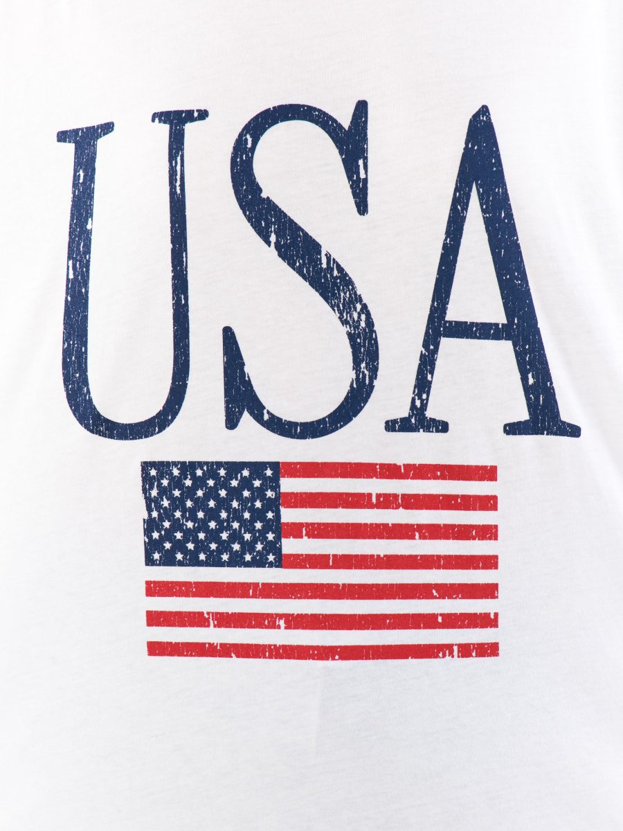 Airport Tee ~ USA Flag Graphic