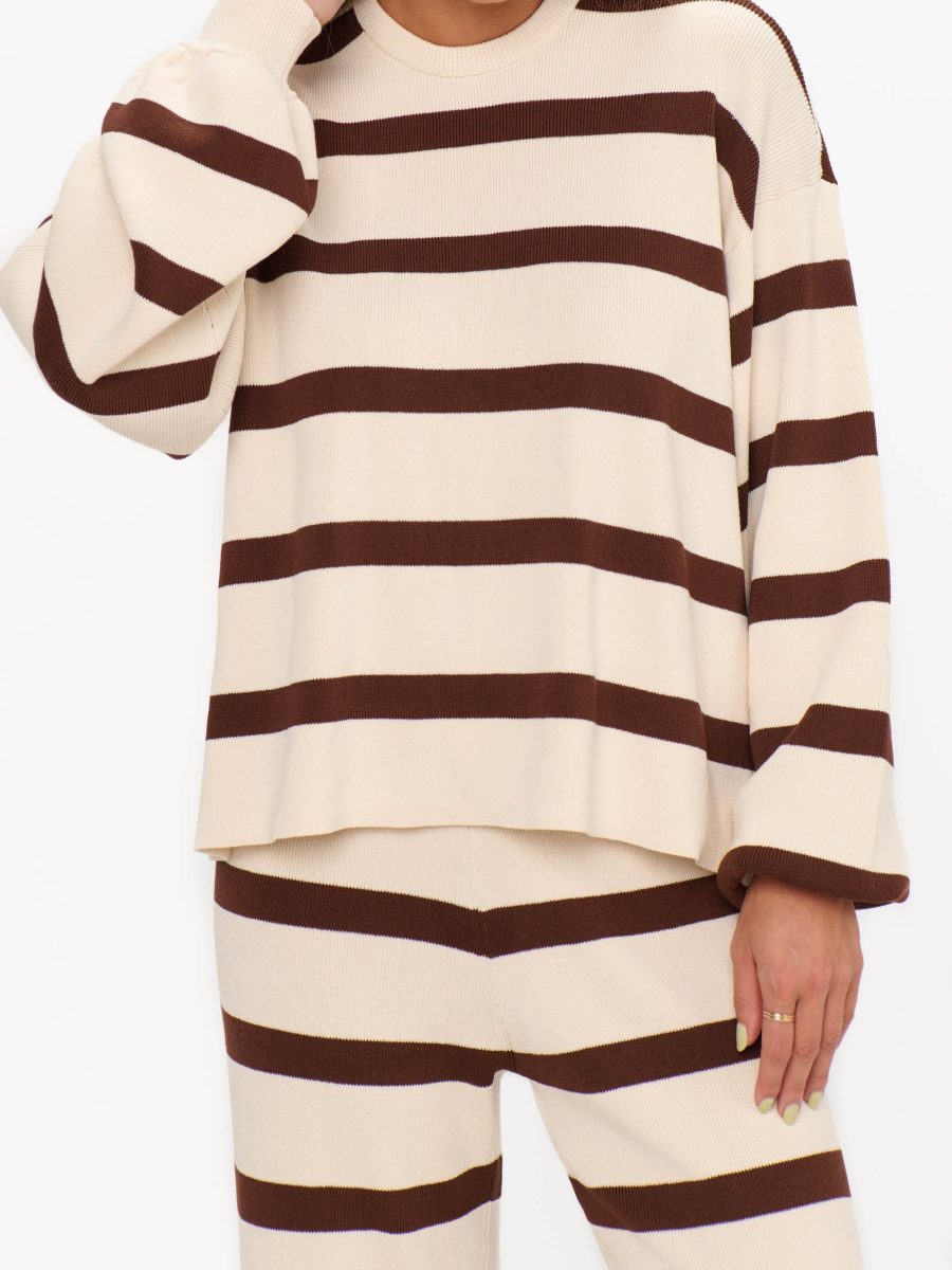 Pismo Sweater ~ Driftwood Stripe