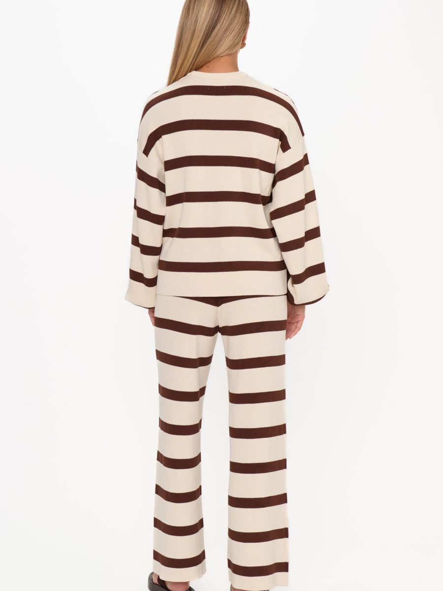 Pismo Sweater ~ Driftwood Stripe