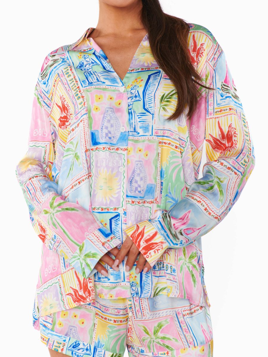 Early Riser PJ Set ~ Soleil Silky