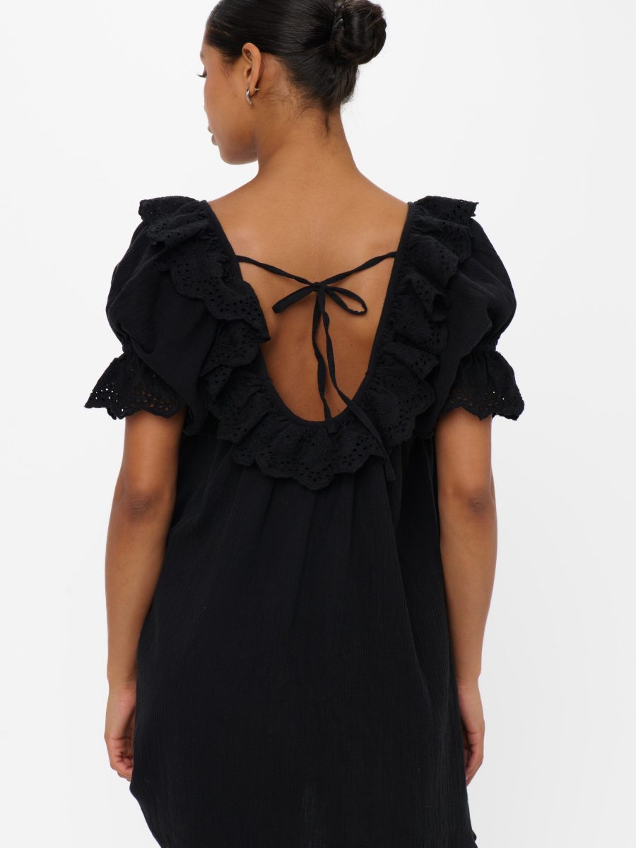 Toulouse Dress ~ Black Voile
