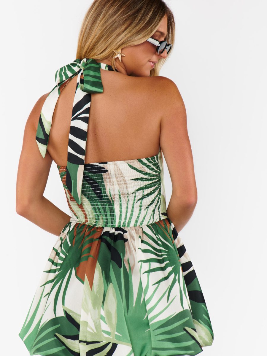 Piper Skort Dress ~ Caribbean Palms
