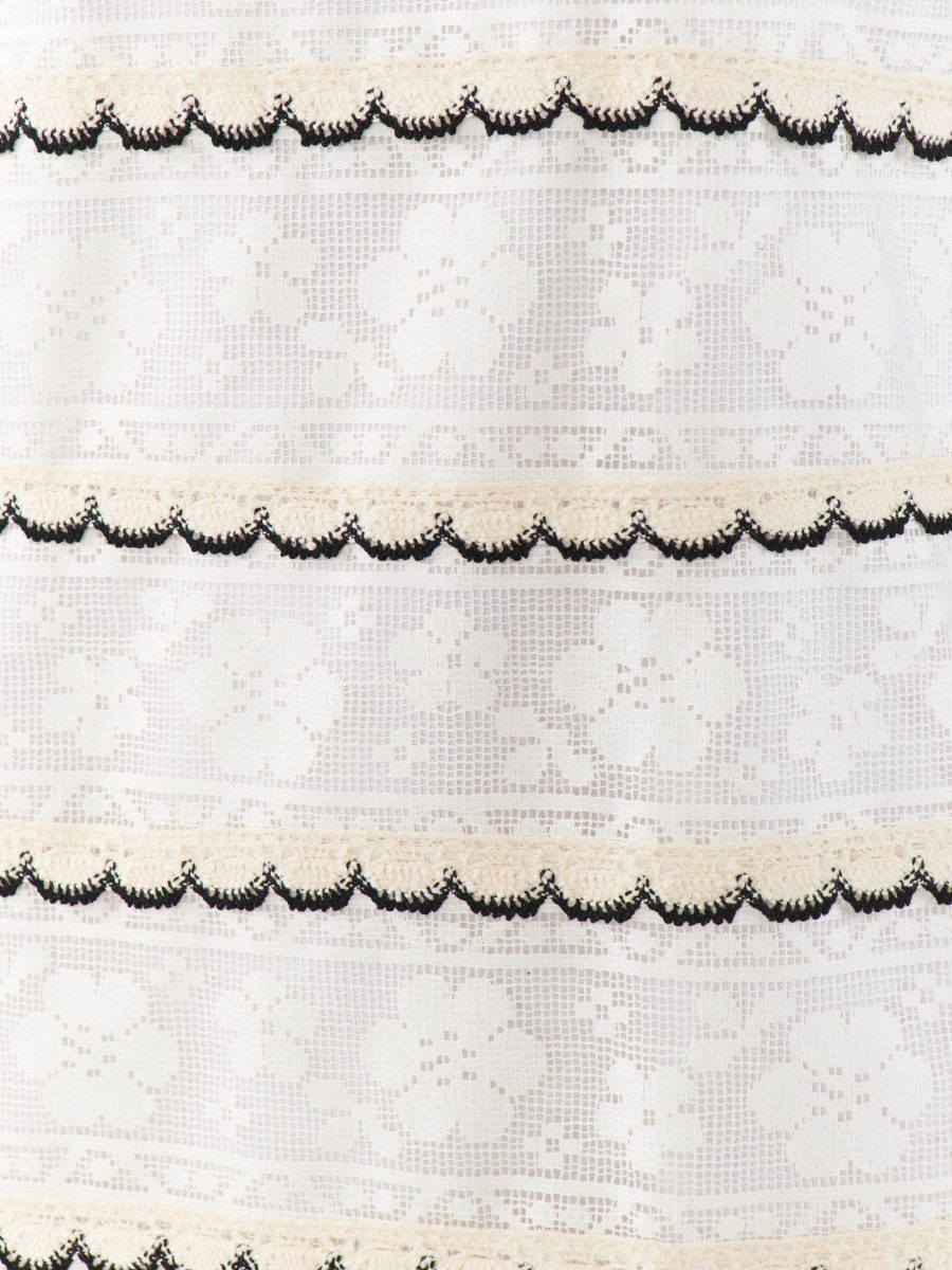 Cynthia Mini Dress ~ French Vanilla Lace