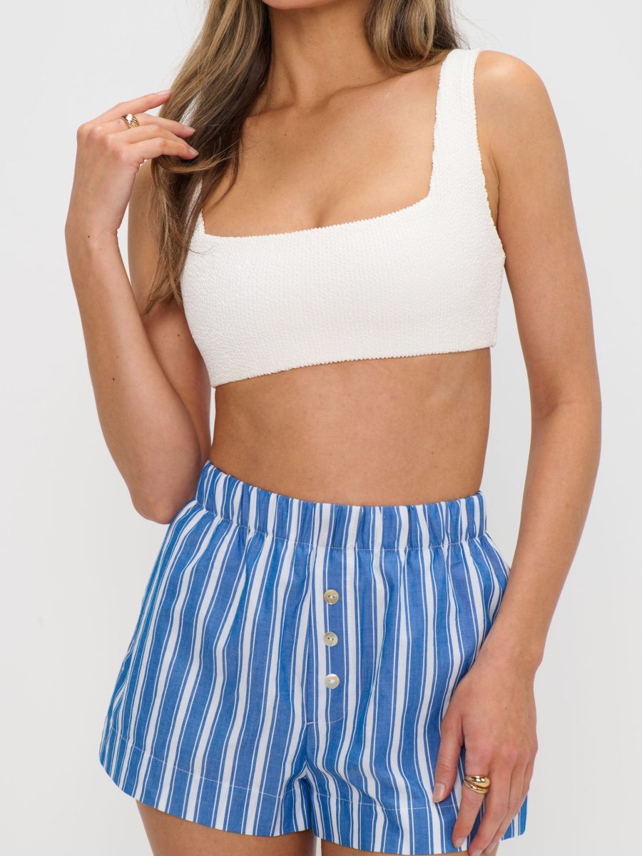 Max Boxer Shorts ~ Coastal Blue Stripe
