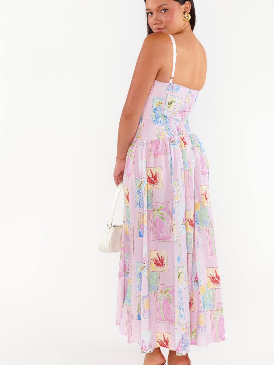 Hepburn Midi Dress ~ Summer Soleil Linen