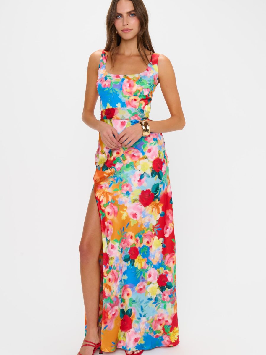 Lana Maxi Dress ~ Sunset Garden Gala
