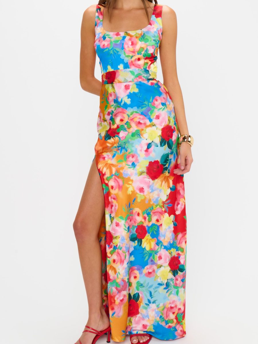 Lana Maxi Dress ~ Sunset Garden Gala