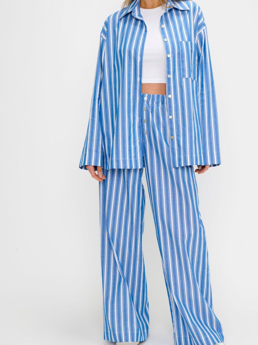 Max Boxer Pants ~ Coastal Blue Stripe