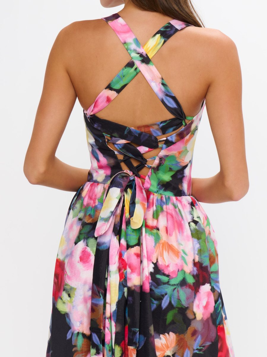 Abigail Maxi Dress ~ Moonlit Garden Gala Taffeta