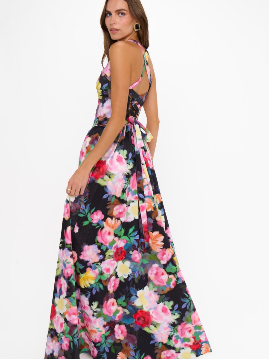 Abigail Maxi Dress ~ Moonlit Garden Gala Taffeta
