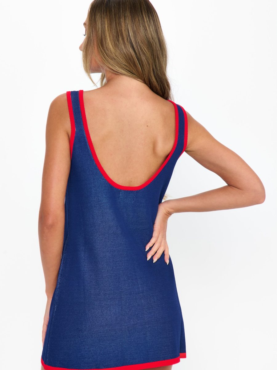 Next Stop Mini Dress ~ Sardines Graphic Knit