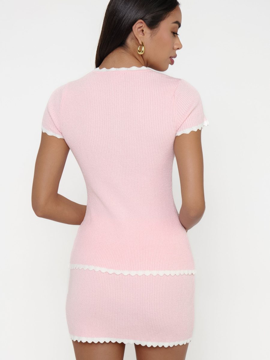 Offshore Skirt ~ Taffy Pink Knit