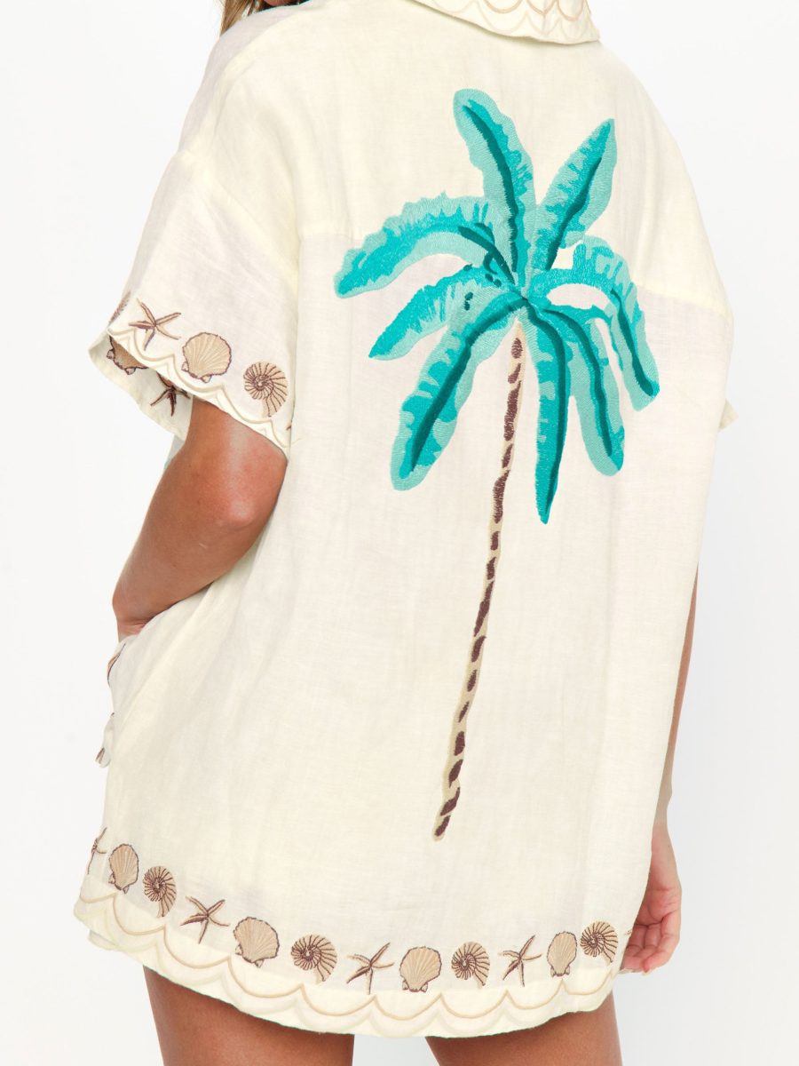Parker Button Down ~ Beachfront Embroidery