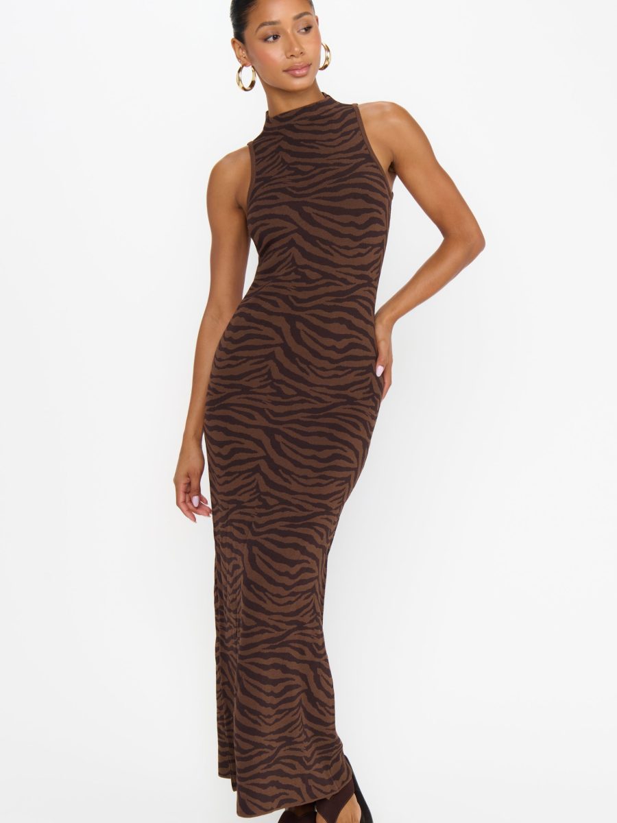 Shauna Maxi Dress ~ Wild Tiger Knit