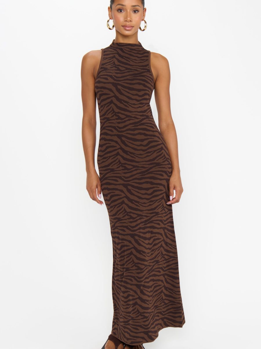 Shauna Maxi Dress ~ Wild Tiger Knit