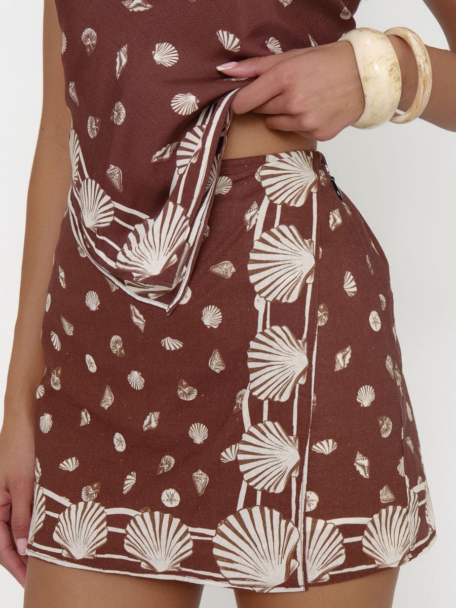 Casey Mini Skirt ~ Cocoa Coast