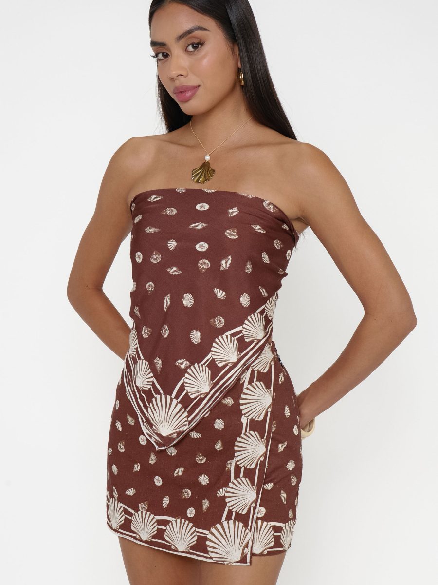 Casey Mini Skirt ~ Cocoa Coast