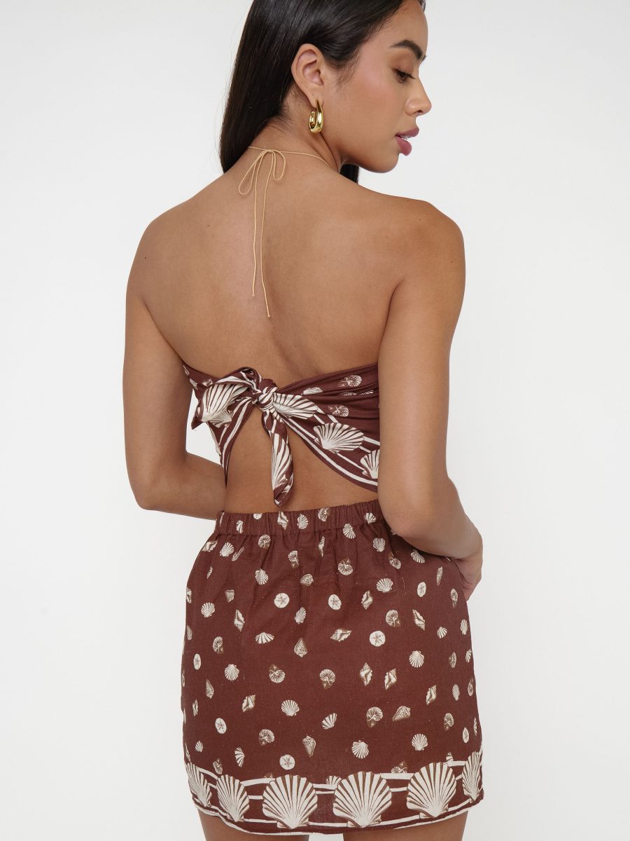 Casey Mini Skirt ~ Cocoa Coast