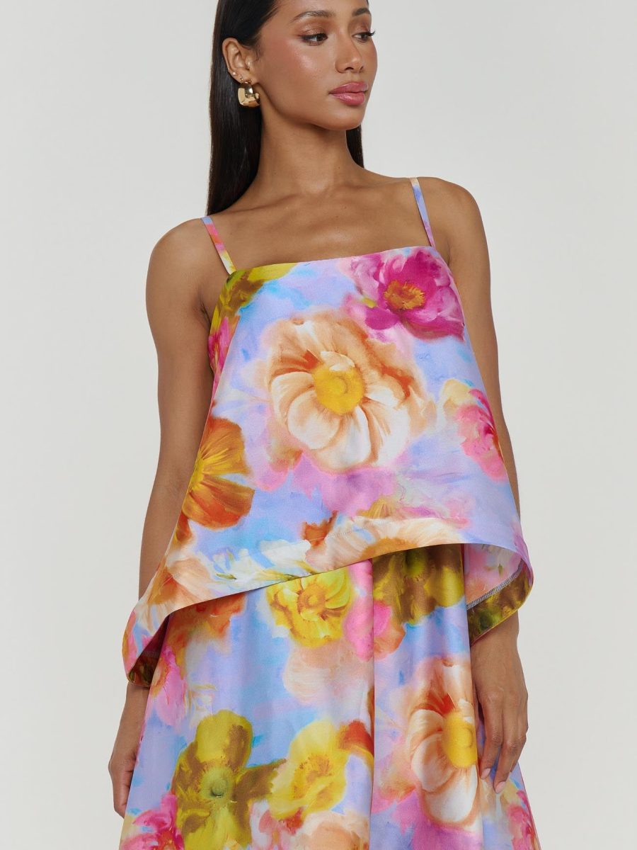 Ella Maxi Dress ~ Brushed Blooms