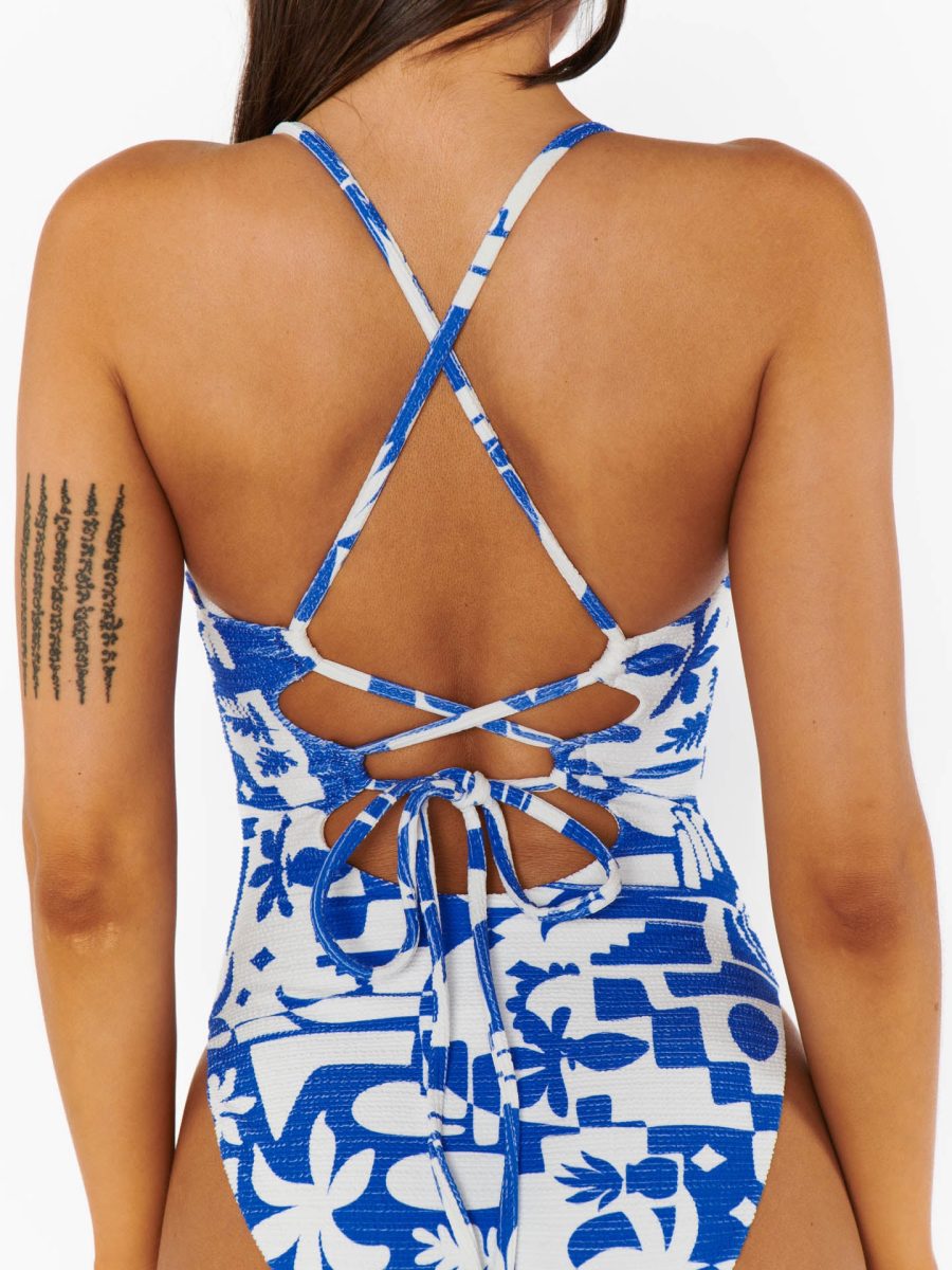Positano One Piece ~ Santorini Contour Scrunch
