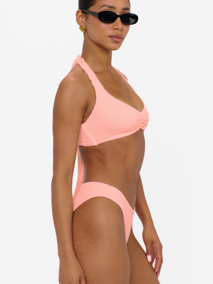 Malta Top ~ Peach Sherbet Scrunch