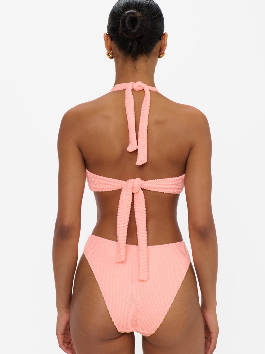 Malta Top ~ Peach Sherbet Scrunch