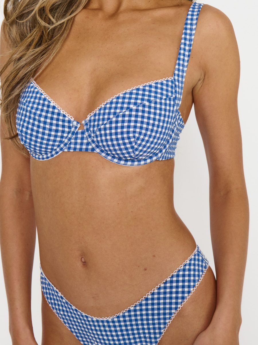 Kini Bottom ~ Blueberry Gingham