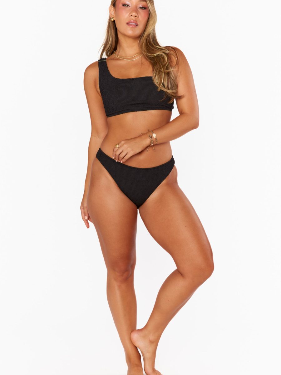 Silvana Bottom ~ Black Scrunch
