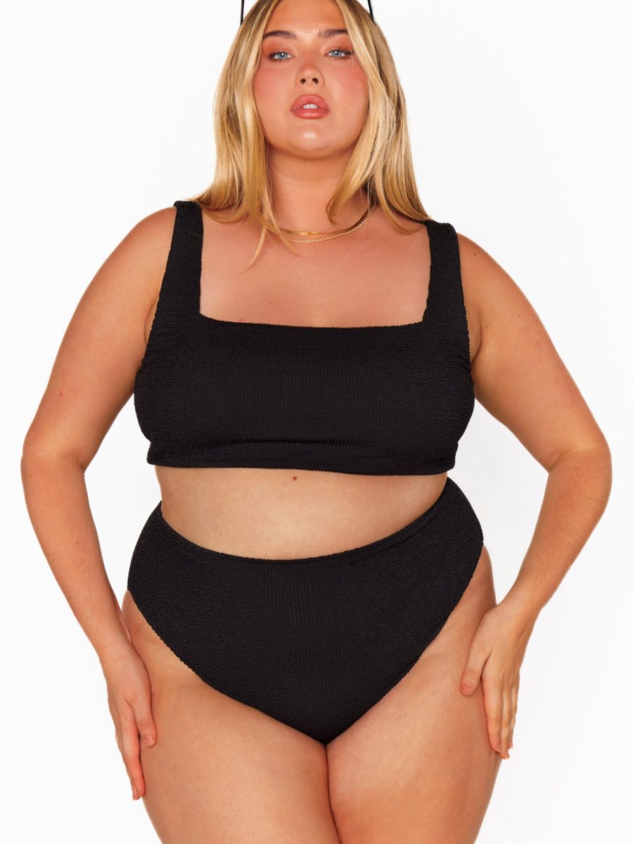 Sail Bottom ~ Black Scrunch