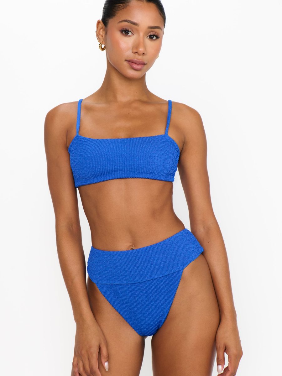 Destin Top ~ Cobalt Scrunch