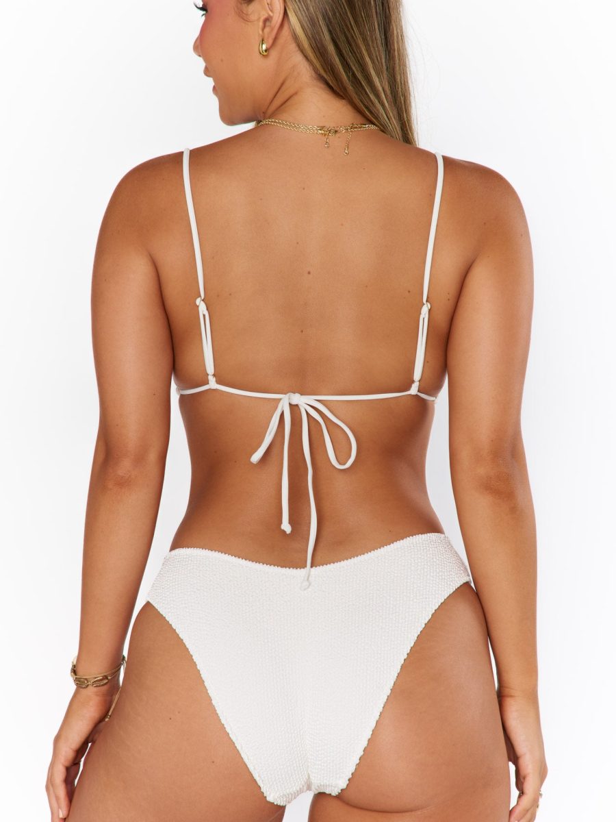 Tanning Top ~ Ivory Scrunch