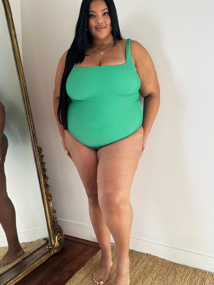 The Scrunch One Piece ~ Sea Green Scrunch