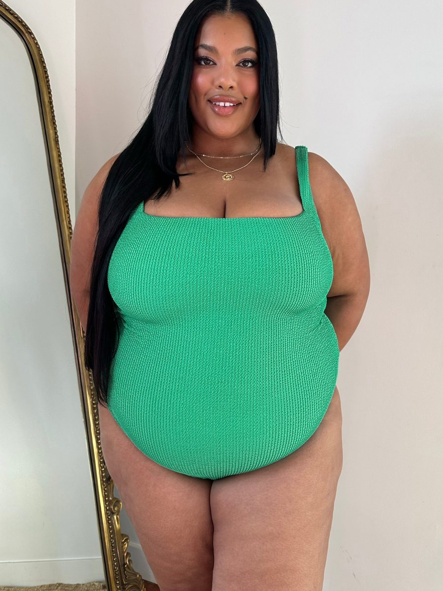 The Scrunch One Piece ~ Sea Green Scrunch